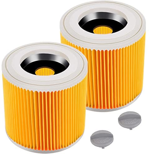 Rebirthcare WD3 filtro para Kärcher WD3 Premium WD2 WD3 WD3P WD1 MV2 MV3 A2604 A2004 A2204 A2054 SE4001 SE4002 cartucho filtro recambio aspiradora para karcher 6.414-552.0/64145520 (HT-2p)