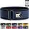 Selbstschließender Gewichthebergürtel – Premium Gewichthebergürtel für ernsthafte funktionelle Fitness, Gewichtheben und olympische Gewichthebersportler (Medium, Blau)