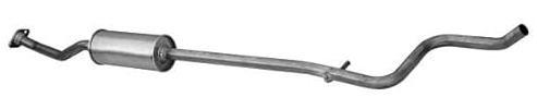 IZAWIT 28.077 Mittelschalldämpfer Kompatibel mit CITROËN C3 I Schrägheck FC, FN 1717R9