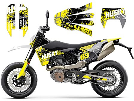 race-styles Aufkleber kompatibel mit Husqvarna 701 Enduro | Dekor Design Stone Black