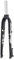 LHHL Mountainbike Starrgabel 26/27,5/29 Zoll 1-1/8 Vorderradgabel Fahrrad Gewindelos Gerades Rohr MTB Gabeln QR 9X100mm Scheibenbremse Aluminium-Legierung(Black-A,26)