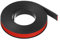 sourcing map U-förmiges Kantenband, 5/8 Zoll x 9,8 Fuß (16 mm x 3000 mm), Selbstklebender Flexibler TPE-Furnierkantenkantenschutz für die Reparatur von Möbeln, Schränken und Tischen, schwarz
