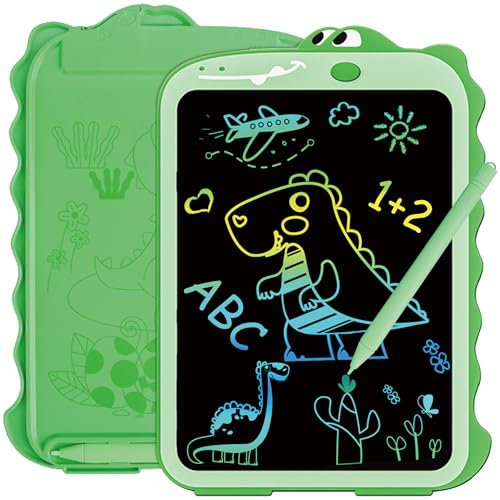 Lekwaiin Tablette Dessin Enfant, Ardoise Magique Effaçable Pour Garçons Filles, Jouet d'Apprentissage éducatif Cadeau Pour 2 3 4 5 6 Ans