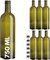 acquaverde | 6 Bottiglie Marasca in Vetro Scuro Uvag, Bottiglia per Olio e Liquori da 750 ml con Tappo Dosatore