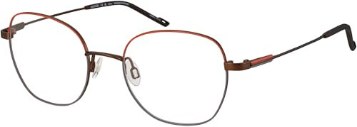 AD LIB Brillengestell (Modell AB3600) für Damen, Quadrat, gefertigt aus Titan (inklusive Brillenetui)