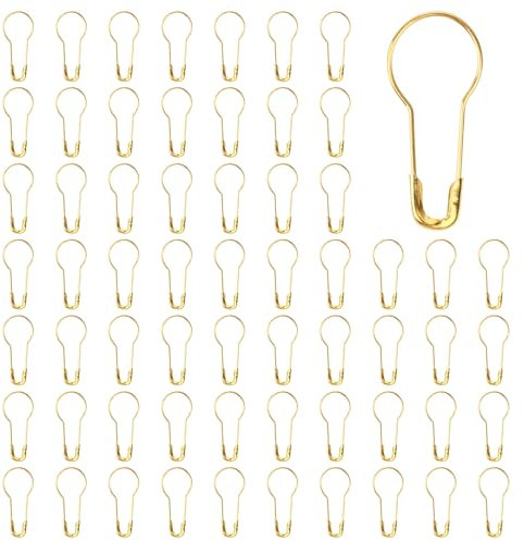 600 Stück Birne Pins, 21.5 mm Gold Sicherheitsnadeln Rostbeständig Sicherheitsnadeln Klein Haltbar Kürbis Pins Calabash Pin für Kleidung, Etiketten, Nähen, Kunsthandwerk