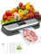 CNIEQOP Food Vacuum Sealer Machine 70KPa Full Automatic Vacuum Sealer for Food Storage & Sous Vide, Dry/Moist Modes, Touch Buttons, Includes Vacuum Sealer Bags, Air Suction Hose