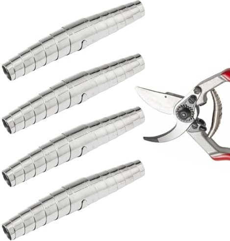 QEQSHQO 4 pezzi Molle per Forbici da Potatura,in Acciaio Inox,Molla di Ricambio,Molla Ricambio Cesoia Roditrice,Molle Universale per Cesoie Piccole Grandi Giardinaggio,Pezzo di Ricambio (6cm)