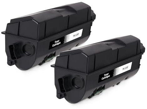 Toner für Kyocera TK-1160 TK1160 Toner Kompatibel für Kyocera Ecosys P2040DN P2050DN P2040DW (2 Schwarz)