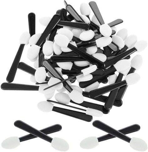 Giantree Lot de 50 applicateurs de fard à paupières jetables, mini applicateurs de fard à paupières, applicateurs de maquillage pour femme