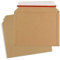 Tecnografica A5 Hartpappe Versandtaschen (10 Stück, 180 mm x 235 mm, Kraft (hellbraun), Selbstklebeverschluss)