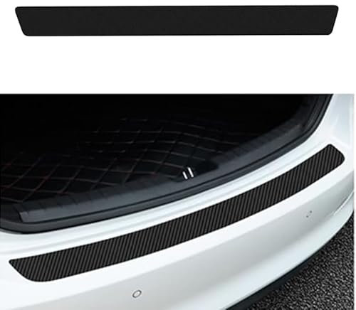 Ladekantenschutz Kofferraum für Dacia Spring 2021 2022 2023 2024, Ladekantenschutz Auto Stoßstangenschutz Lackschutzfolie Carbon Folie