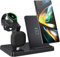 Wireless Charging Station for Samsung 3 in 1 Wireless Charger Compatible with Samsung Galaxy S25/S24/S23/S22/S21/S20,Z Fold/Flip,Note20/10 Ultra,Galaxy Watch 7/6/5/4/3/Active,Galaxy Buds 2/Pro/Live