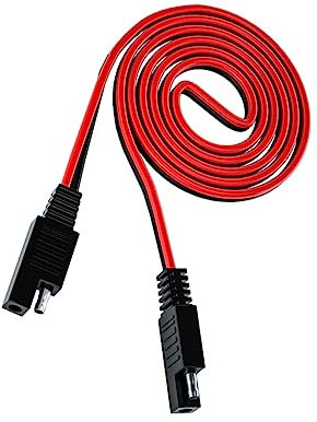 EXAOMBLE 1pezzi Cavo di Estensione Dual SAE per Batteria di Alta Conduttività Materiale Sicuro e Resistente Compatibile con Kit di Riscaldamento Cavo Pratico per Collegamenti Difficili