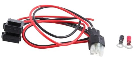 Agwuoetr 30A 1M Sicherung 6 PIN Kurzwellen Netzkabel Kabel Fuer FT-857D FT-897D