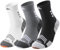 Lounwee Compression Sport Running Socks: Crew Sock with Arch Support for Men Women Hiking Cycling Football,Gift for Runners