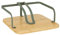 Baroni Home Portatovaglioli in Metallo, Design Moderno per Tavola e Cucina, Linea Salvia, 20x20x7 cm