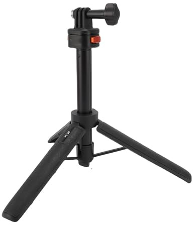 Oreilet Unsichtbarer Selfie -Stick mit Stativ, 4 Level Einstellung Selfie Stick Stativ Erweiterung Long Pole, Erweiterbares Monopod für Pocket3 Action 5 Pro 4 3 Kamera -Magnetsaug Qr