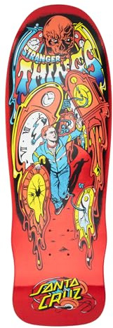 Santa Cruz Stranger Things Grabke Max Melting Clock 9.7in x 29.4in Skateboard Decks