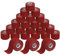 ALPIDEX 24 Rollen Kinesiologie Tape 5 m x 5,0 cm Viele Farben Anwendungsbroschüre Elastisch Wasserfest Hautfreundlich Physio Muskel Tape Set, Farbe:rot