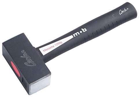 MOB Outillage 0127120701 Massette carrée 1,25 kg NT en Carbone quadri-matière