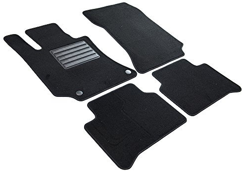 MDM SP-2029 Fußmatten Velours Autoteppich passend für Mercedes Klasse E (W212) 03.2009>03.2016