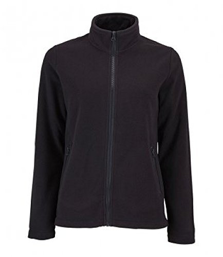 SOLS Damen Norman Fleece Jacke (L) (Schwarz)