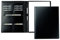 DELMON VARONE - Personalisierbare Schreibmappe DIN A4 aus Cambridge Top Grain Leder schwarz, Organizer Konferenzmappe mit Notizblock, Stiftschlaufe & Einsteckfächer, Elegante Business Dokumentenmappe