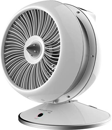 Rowenta HQ7112F0 Air Force Hot & Cool Calefactor y ventilador Multifunción, flujo de aire silencioso, modo automático, hasta 45 m², seguridad reforzada y fácil transporte