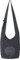Vishes - Umhängetasche aus langlebiger, handgewebter Baumwolle mit aufgestickter Spirale - Unisex schwarz
