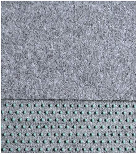 Kunstrasen, Rasenteppich,150 cm Breite Farbe hellgrau (1100 x 150 cm)