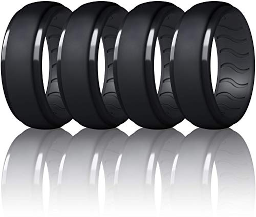 Silicone Ring Men, Mens Silicone Wedding Band, Rubber Wedding Rings For Men, Silicone Wedding Band Men