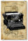 artboxONE Acrylglasbild 30x20 cm Typografie Steampunk Schreibmaschine - Bild Schreibmaschine Entwurf Retro