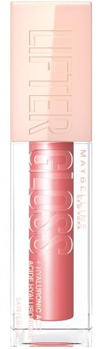 Maybelline New York Glänzender Lipgloss für voller wirkende Lippen, Feuchtigkeitsspendend, Mit Hyaluronsäure, Lifter Gloss, Farbe: Nr. 006 Reef (Rosa), 1 x 5,4 ml