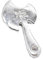 8 ciondoli in argento Sterling con ciondolo a forma di mannaia con carattere cinese, in argento 925, con scritta in lingua inglese Good Fortune e Argento, cod. ASG2068