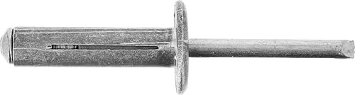 Restagraf - Rivet Expansé Aluminium & Tige Acier - Compatible avec Alpine, Dacia, Mitsubishi, Nissan, Peugeot, Renault - Diamètre 7,5 mm - Longueur 30 mm - Réf. 11174 - Sachet de 6