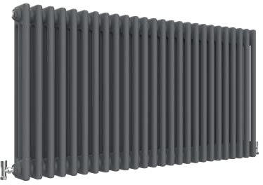 Traditional 3 Column Central Heating Radiator Horizontal Rads Cast Iron Style Anthracite 600x1190mm