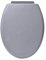 Abattant WC standard Gris avec kit de fixation - TENDANCE