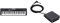 Casio CT-S300AD 61 Touch-Sensitive Keys, Pitch-Bend Wheel Portable Electronic Keyboard in Black & Casio SP-3 - Sustain Pedal Compatible with All Casio Keyboards and Digital Pianos with A Pedal Jack
