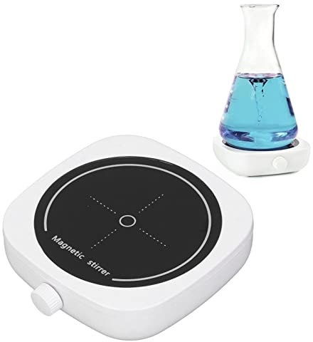 Mini Magnetischer Mischer, 2000ML Silent Rührplatte Tragbarer Magnetic Stirrer mit Rührkopf 5W USB-Kabel für für Brauen, Mixen Hefe, Labor