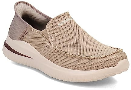 SKECHERS Sneakers delson 3.0 Hombre Taupe