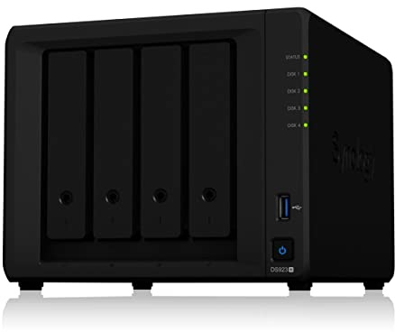 Synology DS923+ 4 GB NAS 40 TB (4 x 10 TB) Seagate IronWolf, montiert und getestet mit SE DSM installiert