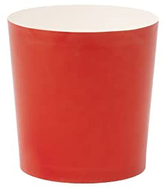 FLOWERBOX Paper Cup Cache-pot en papier imperméable pour pot de 10,5 cm de diamètre Rouge