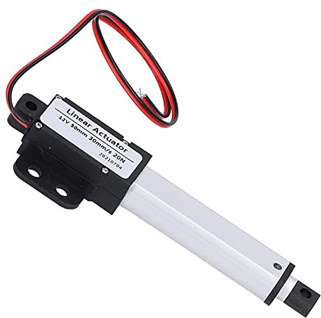 Actionneur Linéaire 50Mm 12V Dc Interrupteur de Fin de Course Interne à Faible Bruit Mini Moteur D'Actionneur Linéaire électrique pour Actionneur Linéaire de L'industrie Automobile (Course