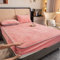 JIALIANG Flauschige spannbettlaken 150x200+30cm plüsch bettlakenGesteppte Matratzenauflage- Weich Mikrofaser Matratzen Topper - Matratzenschoner Unterbett auch für Boxspring-Betten