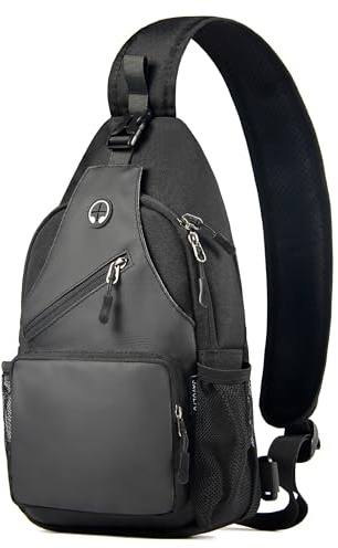 Javolto Sling Bag for Men Crossbody Backpack, Small Sling Backpack Mens Shoulder Bag, Casual Daypack Hiking Bag for Travel