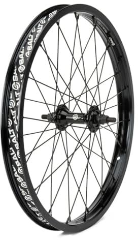 SALT Rookie 18 Front BMX Bike Wheel Alloy 3/8 Black