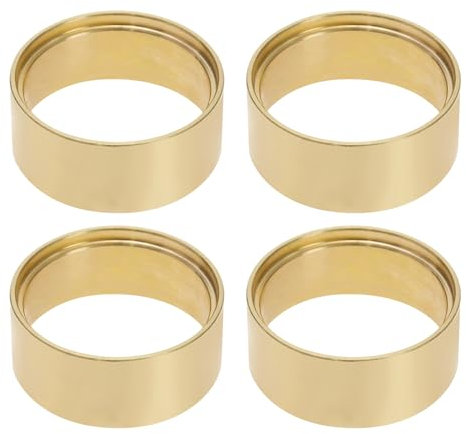 LT Easiyl 4PCS Brass Internal Beadlock Ring RC Car 25mm/1inch Wheel Rim Clamp Ring Climbing Compatible with Axial SCX24 1/24 RC Car Model Car Model Accessories