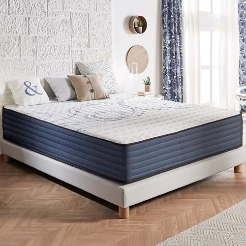 Naturalex Matratze 180x200 cm Perfect Dream Kaltschaummatratze Härtegrad H3/H4 - Öko-Tex Zertifiziert - Latex Blue 7 Zonen Matratze Höhe 32 cm - Made in EU