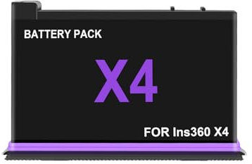 Fututech 2500mAh Ersatzakku für Insta360 X4 Zusätzlicher Akku für Action-Kamera Ersatzteil Zubehör (1pcs)